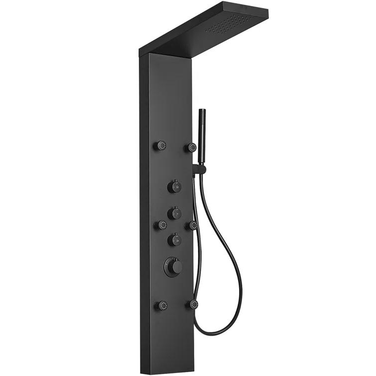 52'' Shower Panel with Fixed Shower Head