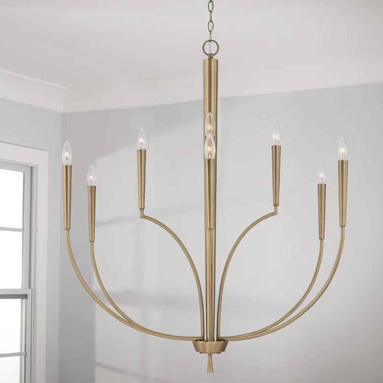 Capital Lighting 10 - Light Dimmable Classic / Traditional Chandelier