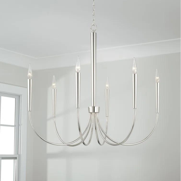 6 - Light Dimmable Classic / Traditional Chandelier