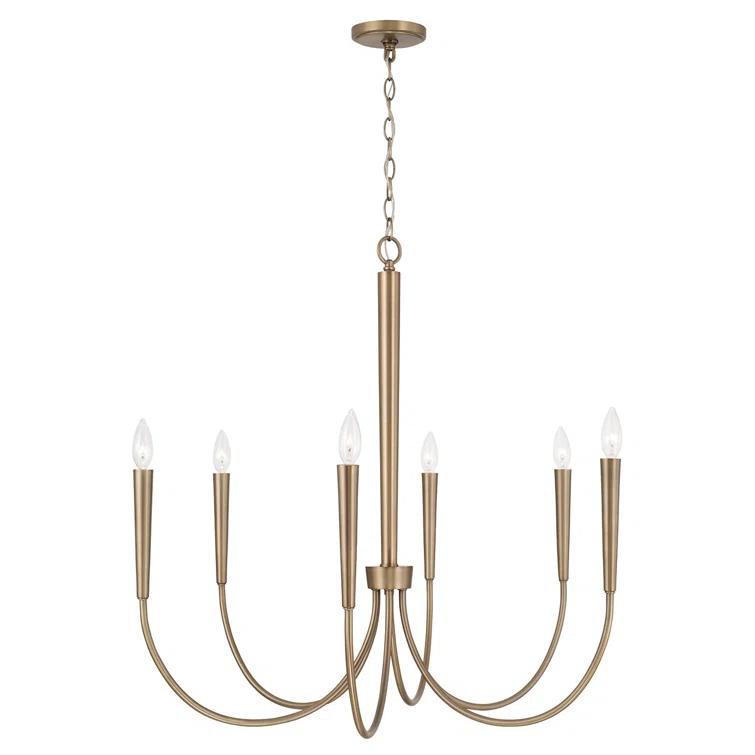 6 - Light Dimmable Classic / Traditional Chandelier