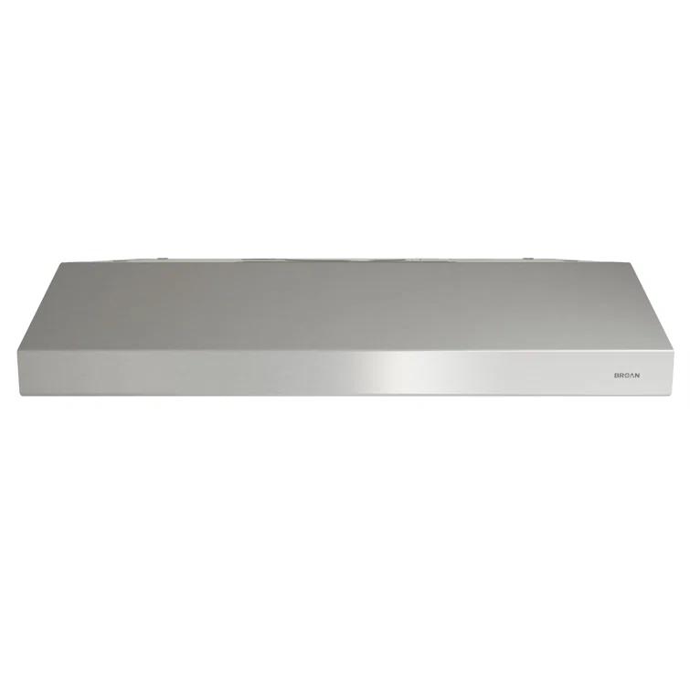 Broan NuTone 30" Stainless Steel 300 CFM Convertible Under Cabinet Range Hood with Mesh Filter