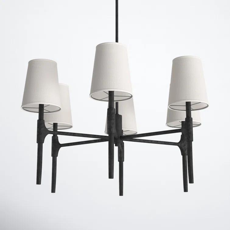 Ingle Chandelier - Black / 28"Dia