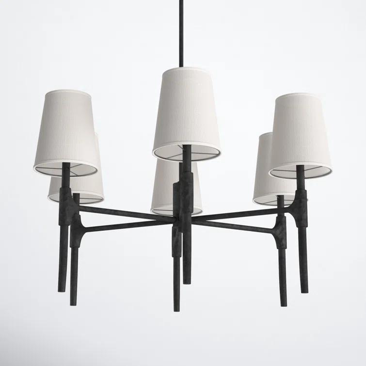 Ingle Chandelier - Black / 28"Dia