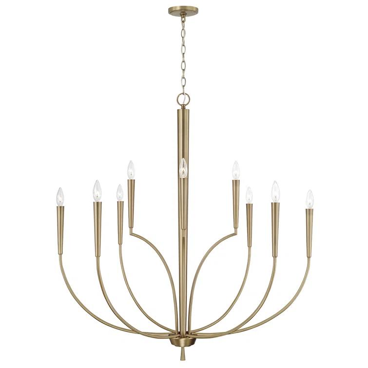 Capital Lighting 10 - Light Dimmable Classic / Traditional Chandelier