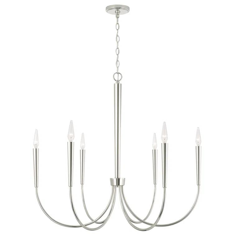 6 - Light Dimmable Classic / Traditional Chandelier