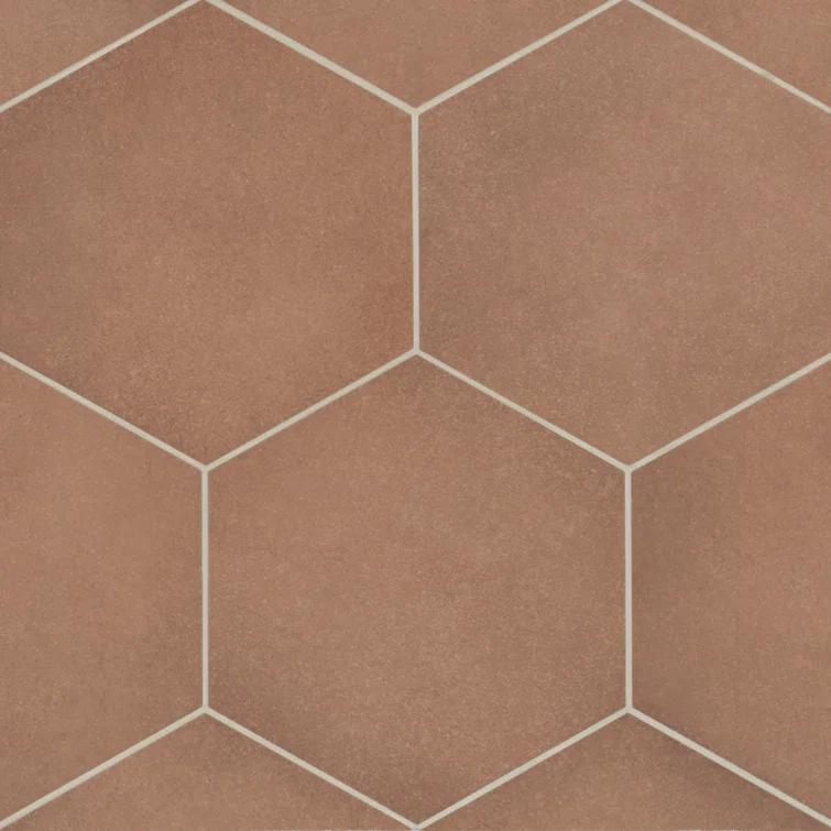 Makoto 18 Pieces - Matte Hexagon Porcelain Tile