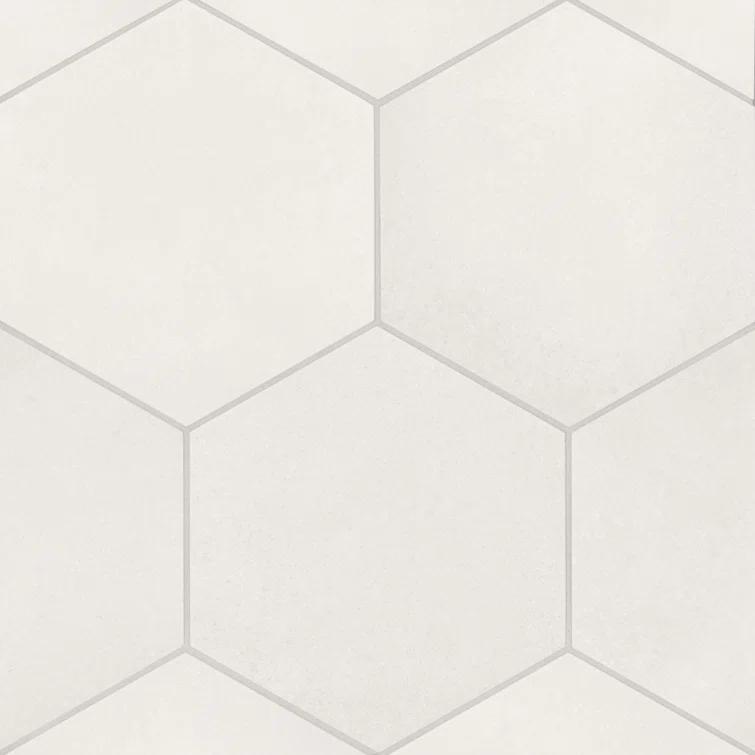 Makoto 18 Pieces - Matte Hexagon Porcelain Tile