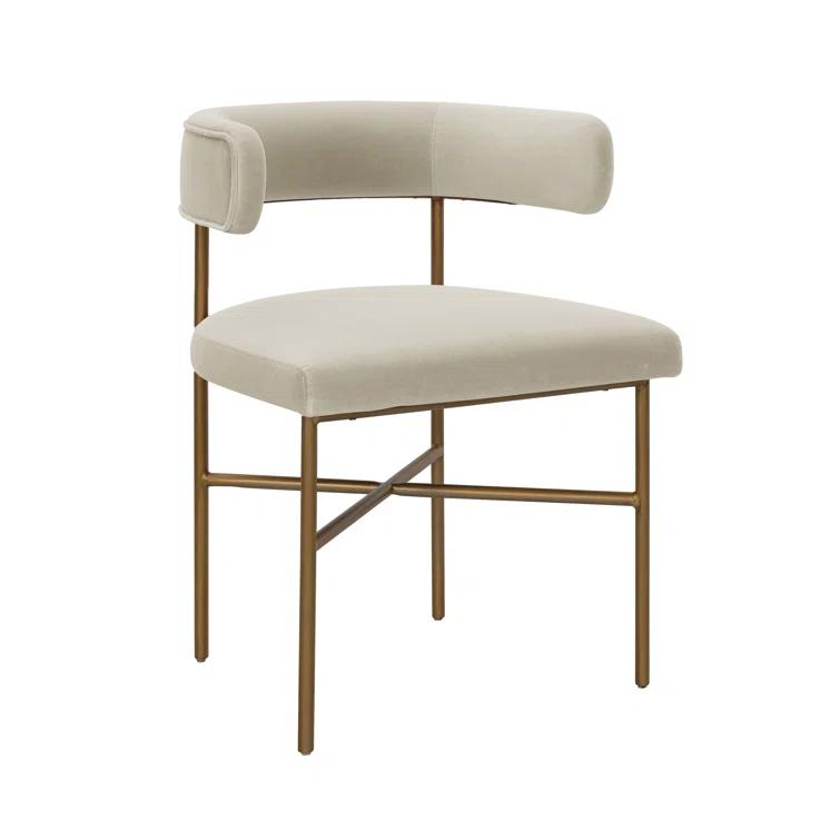 Berlinda 19.7'' H Velvet Upholstered Armchair