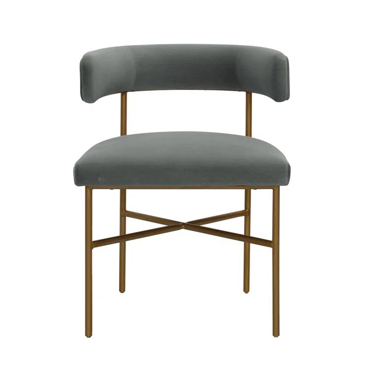 Kim 19.7'' H Velvet Upholstered Armchair