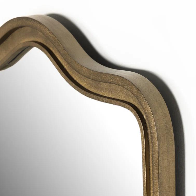 Wycliff Mirror - Antique Brass