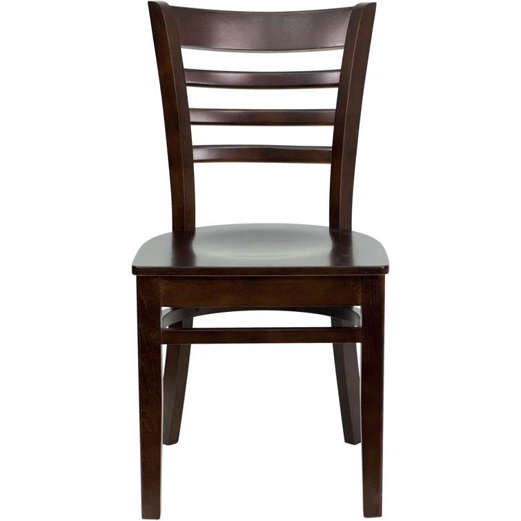 Red Barrel Studio® Ladder Back Wooden Restaurant Chair