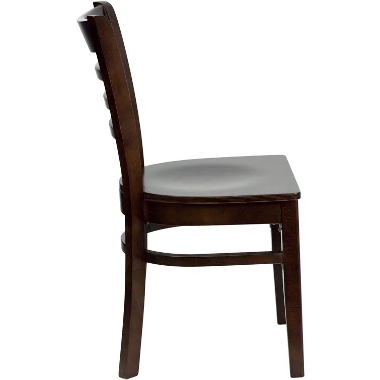 Red Barrel Studio® Ladder Back Wooden Restaurant Chair