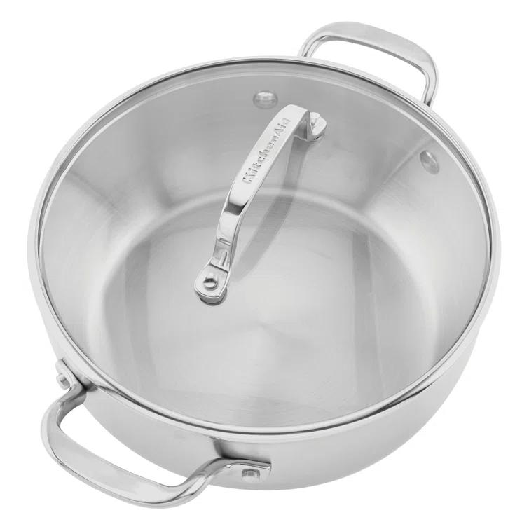 KitchenAid ® Stainless Steel 4-Qt. Covered Casserole