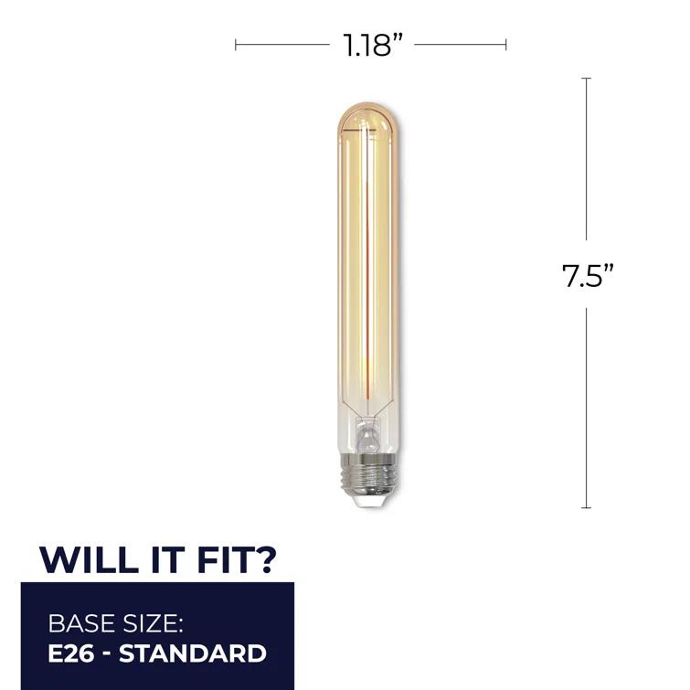 60 Watt Equivalent T9 E26/Medium (Standard) Dimmable 2100K LED Bulb