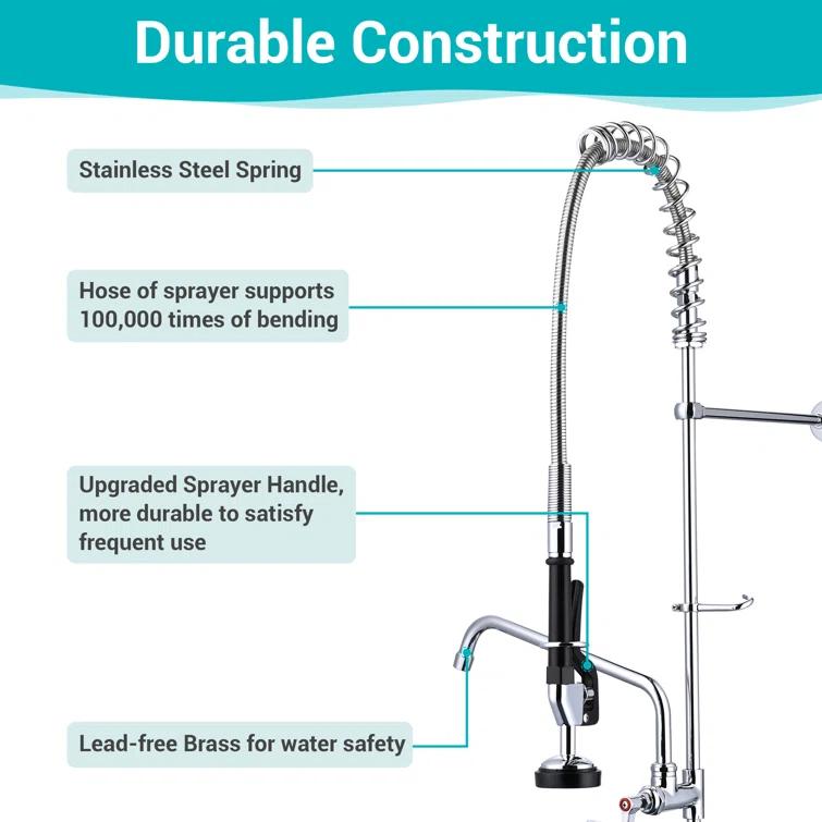 Aquaterior AQT0179 Aquaterior Pull Down Touchless Kitchen Faucet