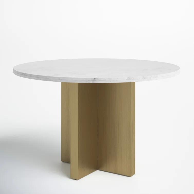 Rita 48'' Round Marble Dining Table