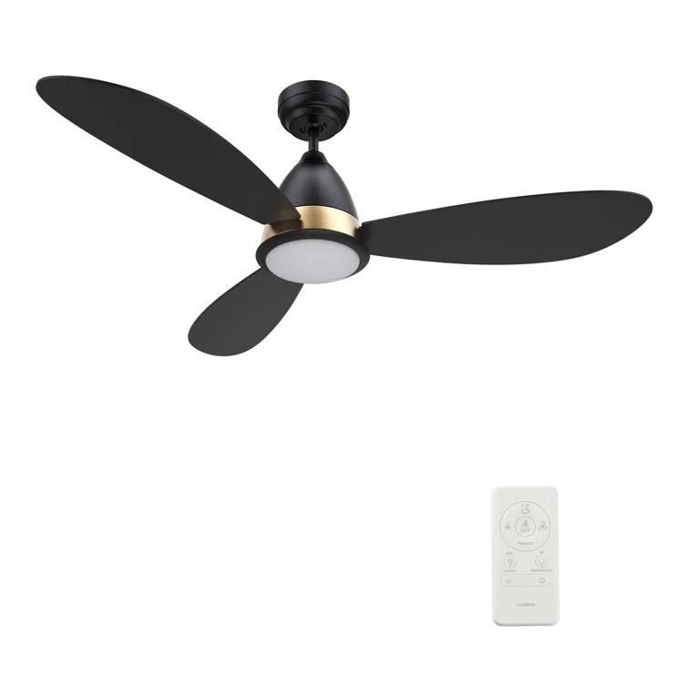 Fayette 52'' Smart Ceiling Fan With Remote, Light Kit IncludedWorks With Google Assistant And Amazon Alexa,Siri Shortcut.