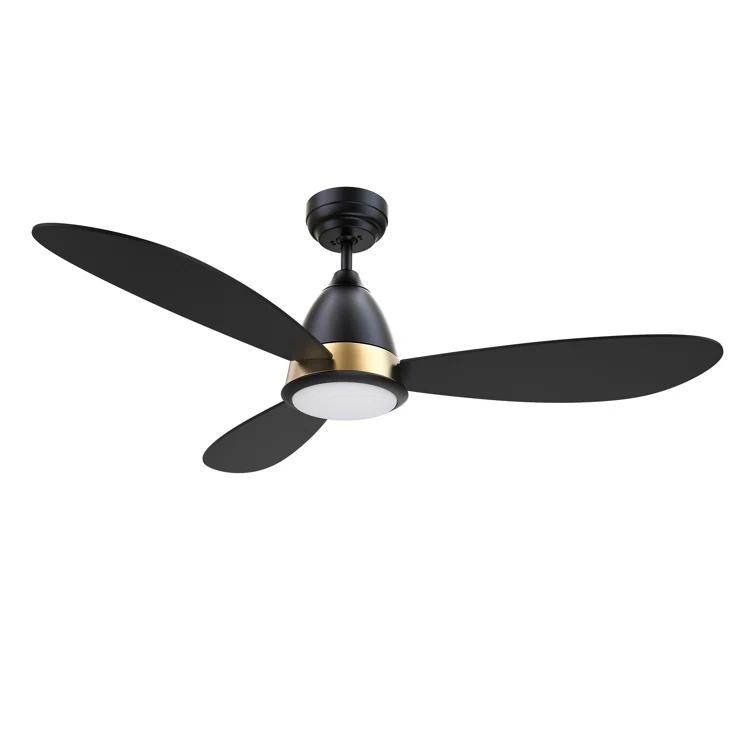 Fayette 52'' Smart Ceiling Fan With Remote, Light Kit IncludedWorks With Google Assistant And Amazon Alexa,Siri Shortcut.