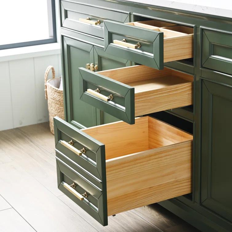 Zaviera 72'' Free-standing Double Bathroom Vanity with Engineered Stone Vanity Top