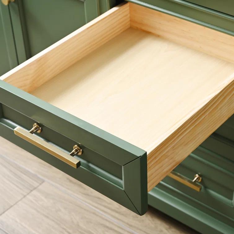 Zaviera 72'' Free-standing Double Bathroom Vanity with Engineered Stone Vanity Top