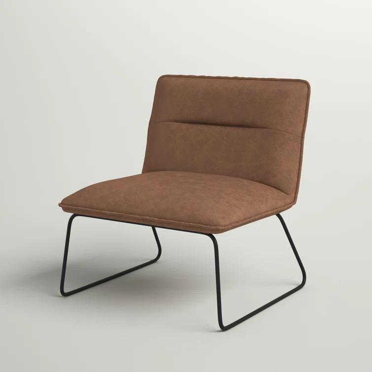 Eaton Faux Leather Accent Chair
