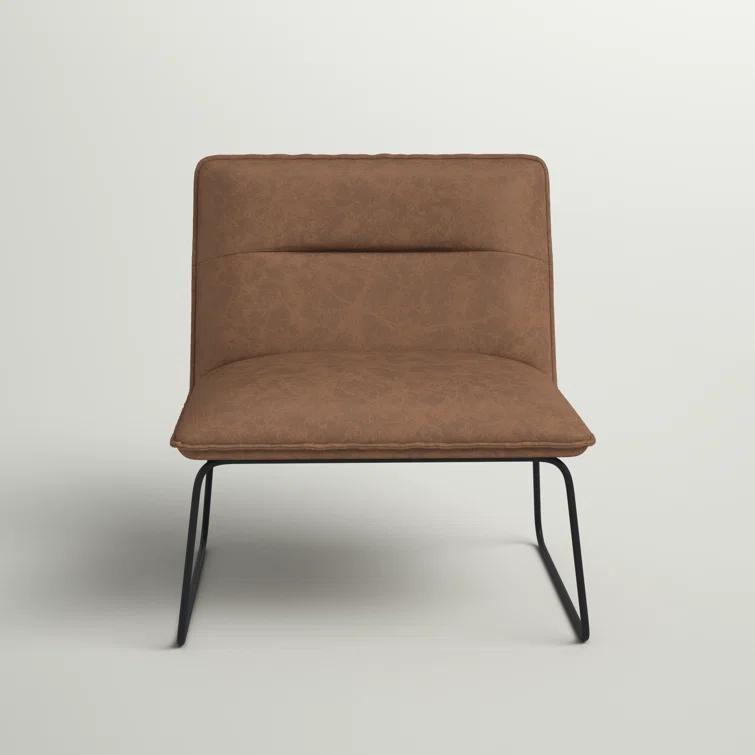Eaton Faux Leather Accent Chair