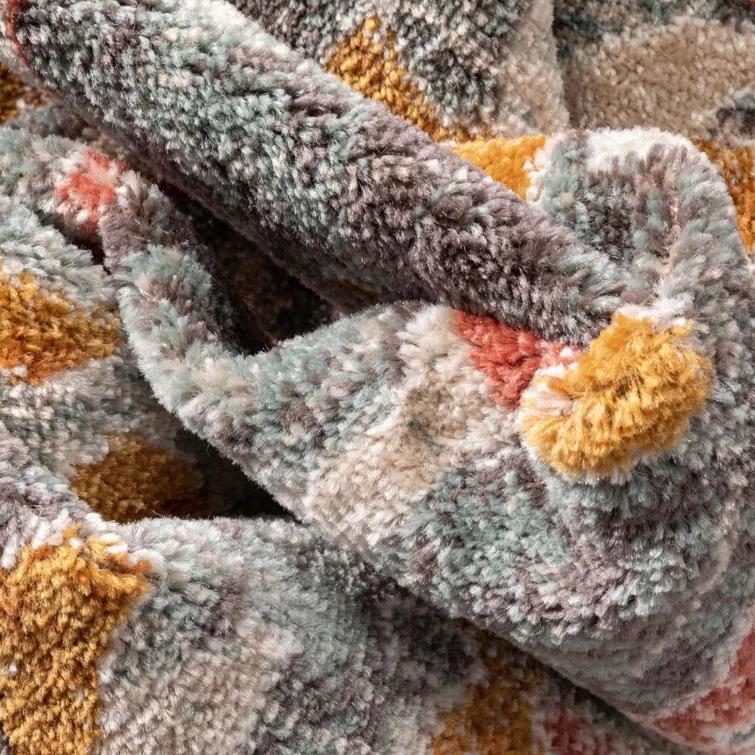 Espey Gwendolyn Blush Bohemian Oriental Medallion Rug