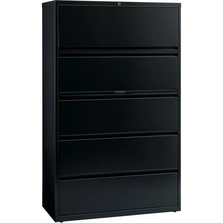 Fortress 42'' Wide 5 -Drawer Steel File Cabinet