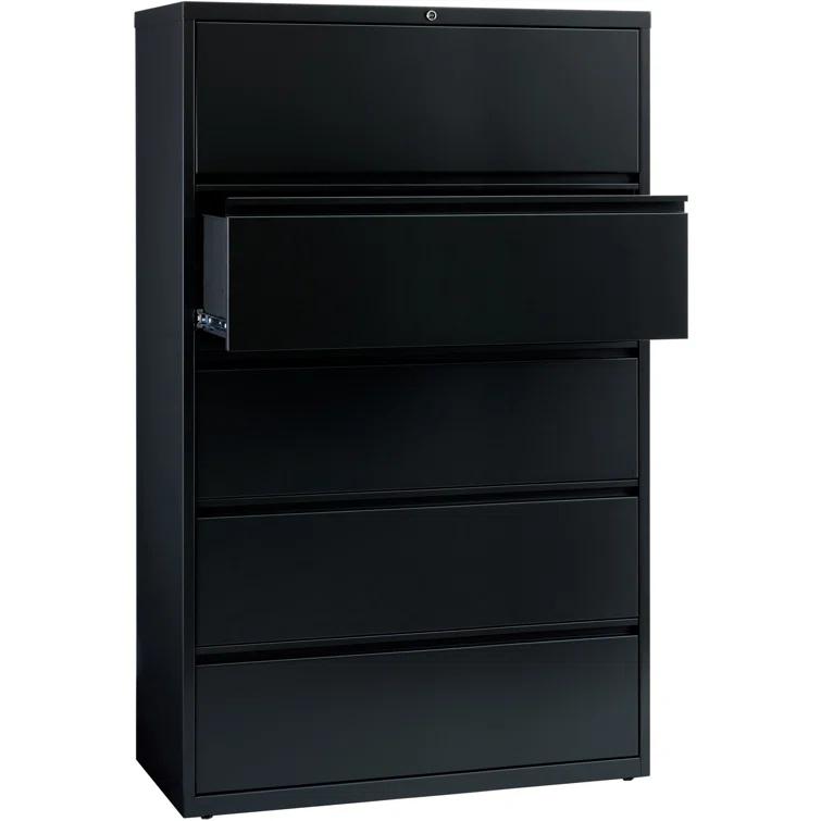 Fortress 42'' Wide 5 -Drawer Steel File Cabinet