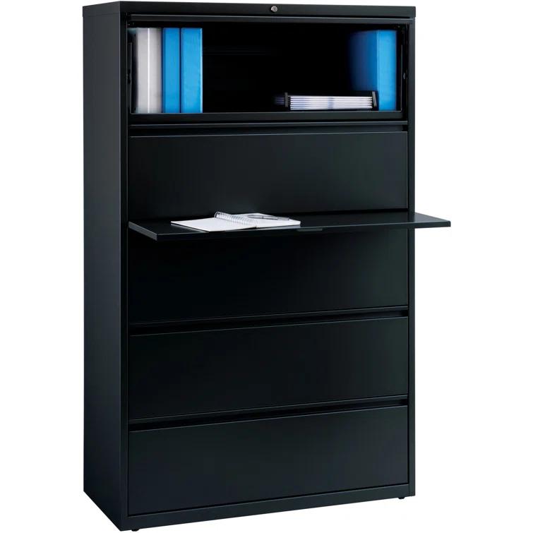 Fortress 42'' Wide 5 -Drawer Steel File Cabinet