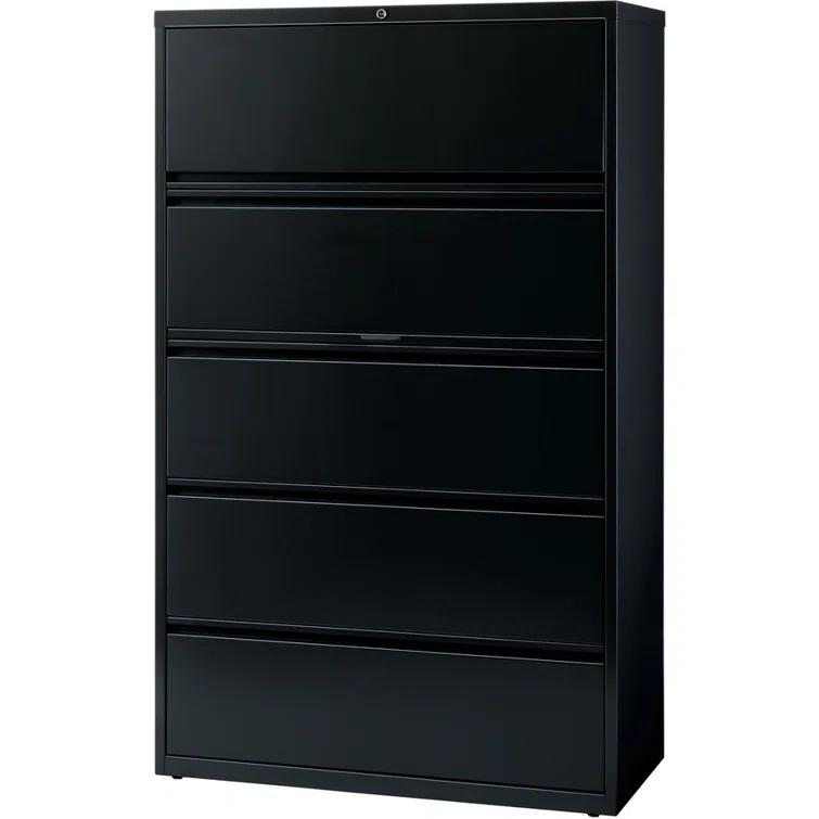 Fortress 42'' Wide 5 -Drawer Steel File Cabinet