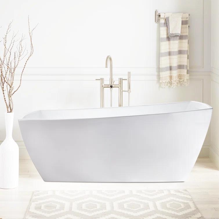 Vanity Art 67" X 31" Acrylic Freestanding Bathtub