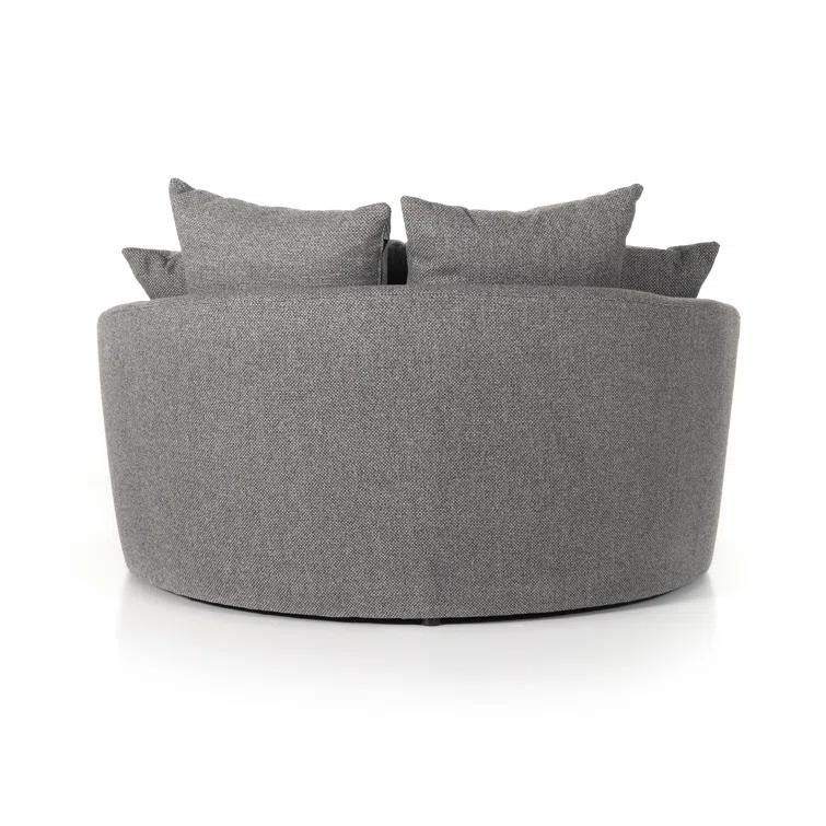 Kaila Media Lounger - Charcoal