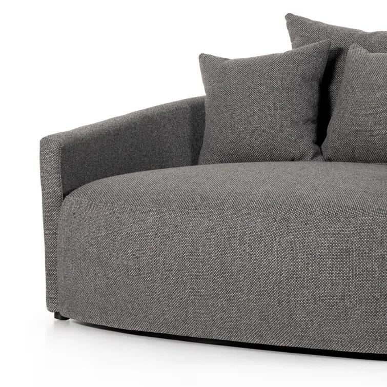 Kaila Media Lounger - Charcoal