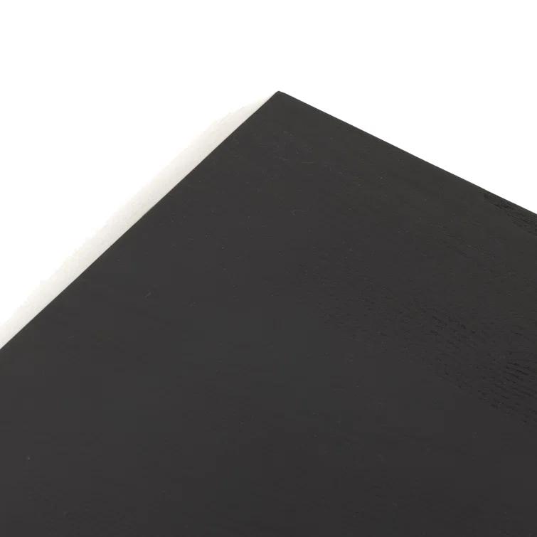 Caspian Contemporary 20.5'' Black Ash 1-Drawer Nightstand