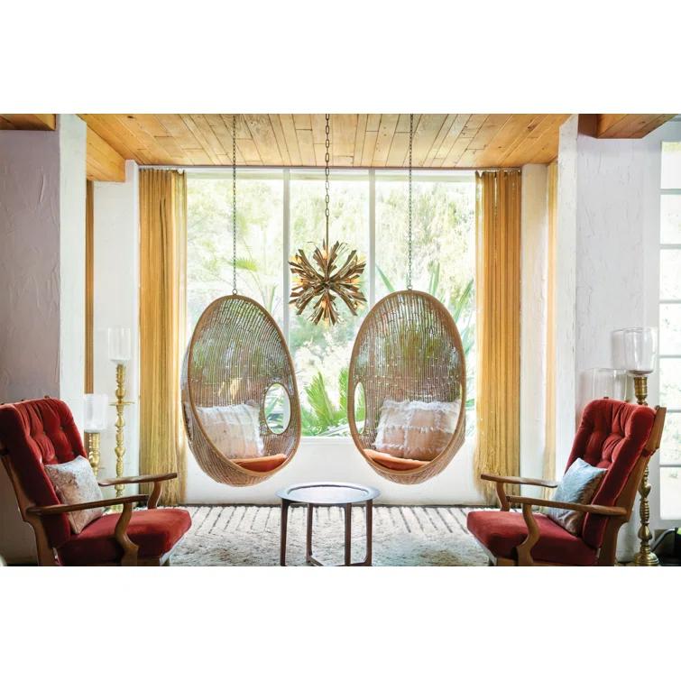 Vida 22" Thirteen-Light Modern Orb Hanging Chandelier w/ Crystal Accents