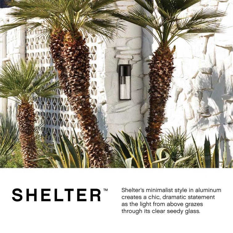 Shelter 1 - Bulb Integrated LED Outdoor Flush Mount