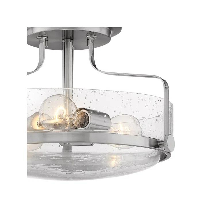 Harper 3-Light Semi-Flush Mount Retro Ceiling Light
