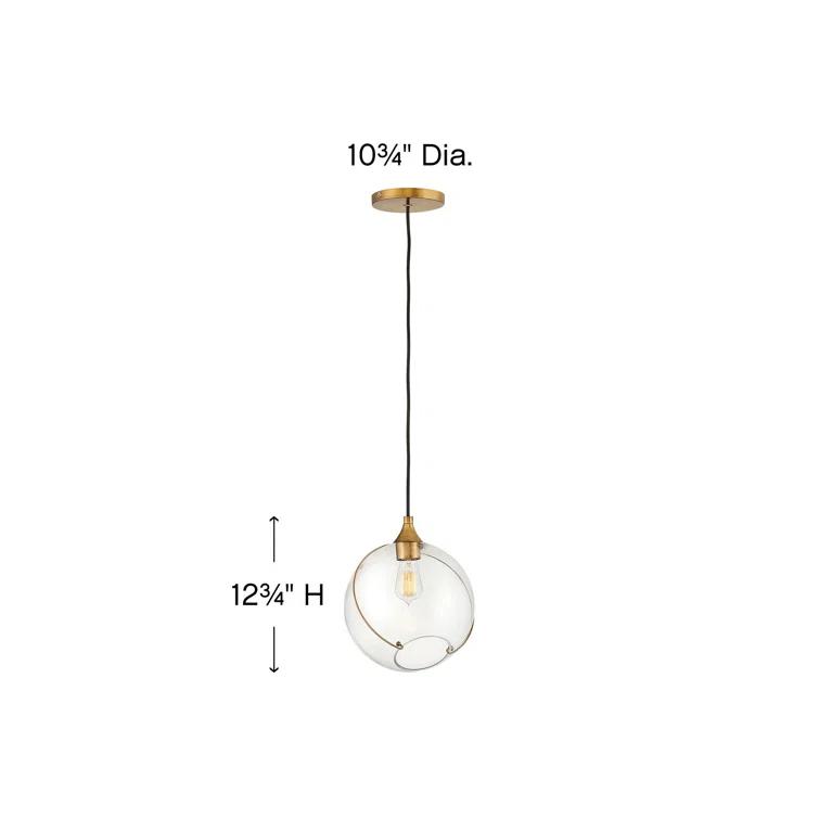 Skye Single Light Globe Pendant by Lisa McDennon