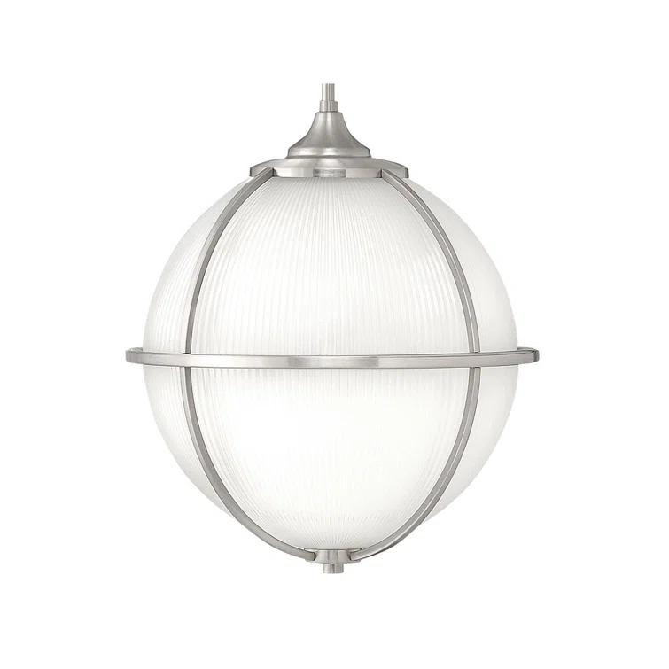 3-Light Glass Globe Pendant