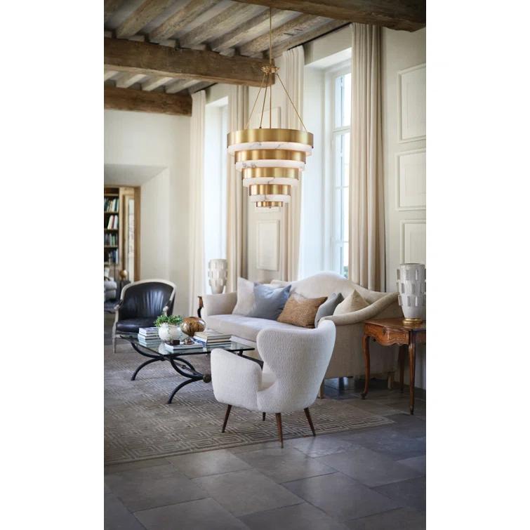 Echelon Eight-Light Tiered Chandelier by Lisa McDennon