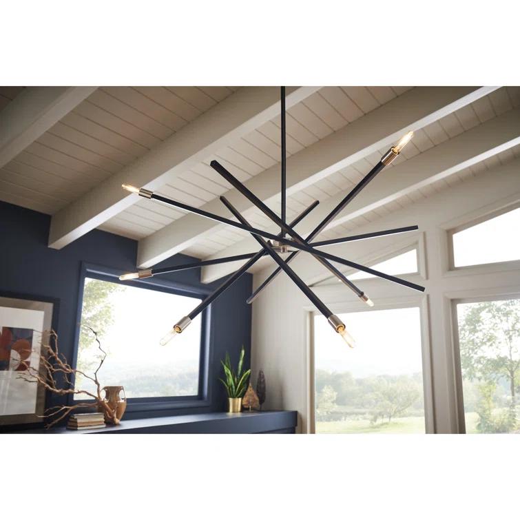 Archer 6 - Light Sputnik Modern Linear Chandelier