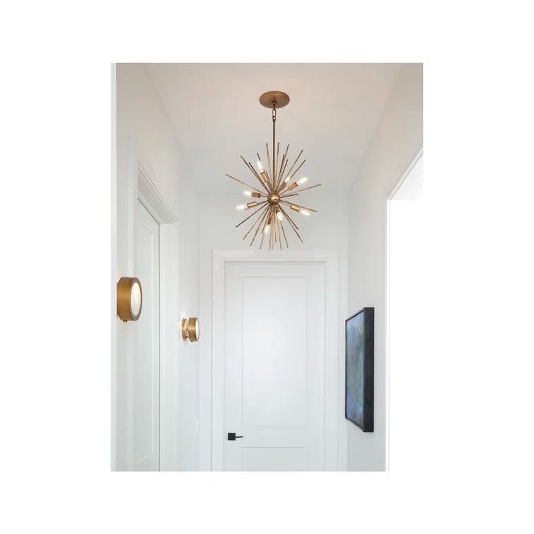 -Eight Light Stem Hung Pendant-22 Inches Wide By 22 Inches Tall Fredrick Ramond Lighting Fr43014bng