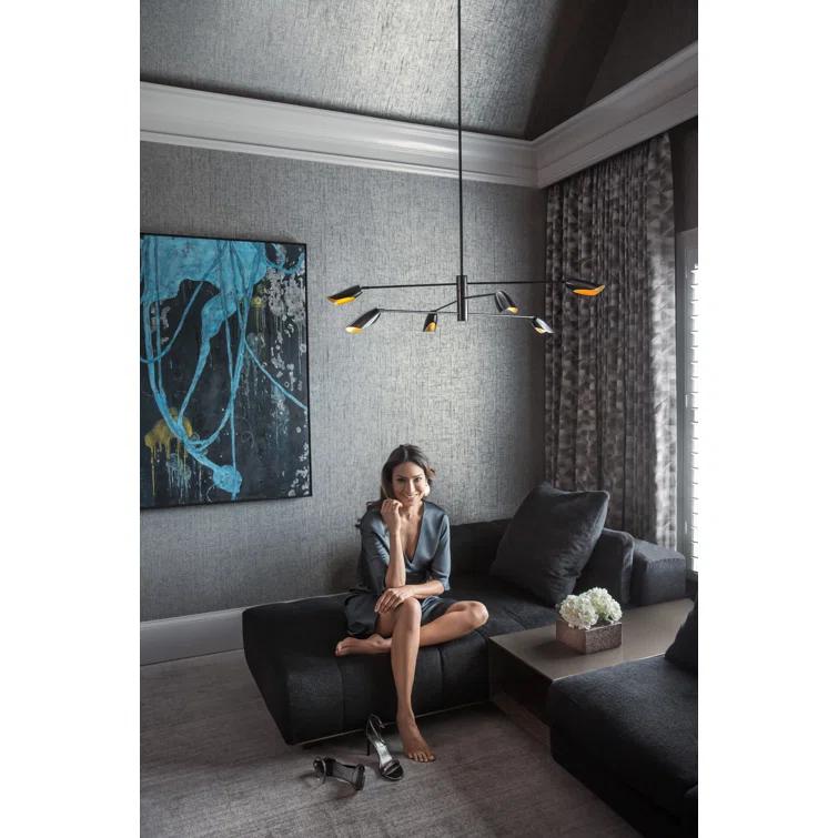 Jurado Chandelier - Black / 50"Dia