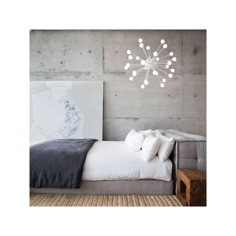 Fredrick Ramond Fr44413 Impulse 30 Light 24" Wide Integrated Led Chandelier - Cloud