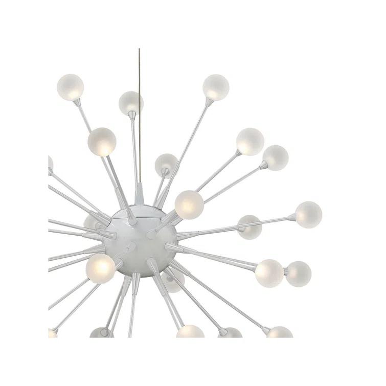Fredrick Ramond Fr44413 Impulse 30 Light 24" Wide Integrated Led Chandelier - Cloud