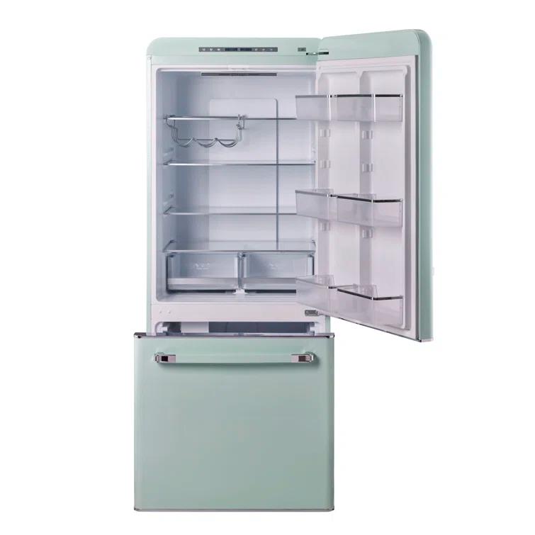 Unique Appliances Classic Retro 30" Frost-Free 17.7 cu. ft. Energy Star Certified Bottom Freezer Refrigerator UGP-510L LG AC