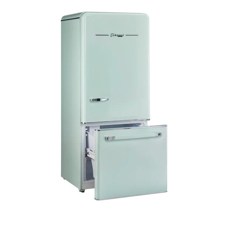Unique Appliances Classic Retro 30" Frost-Free 17.7 cu. ft. Energy Star Certified Bottom Freezer Refrigerator UGP-510L LG AC