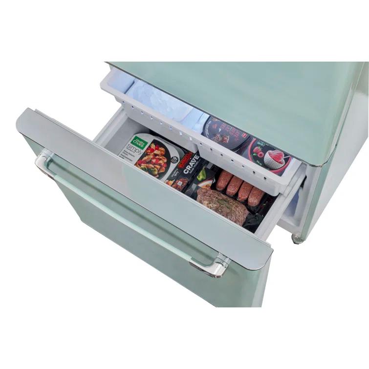 Unique Appliances Classic Retro 30" Frost-Free 17.7 cu. ft. Energy Star Certified Bottom Freezer Refrigerator UGP-510L LG AC