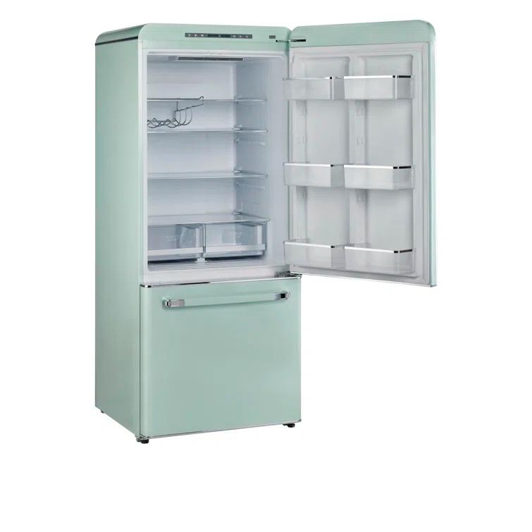 Unique Appliances Classic Retro 30" Frost-Free 17.7 cu. ft. Energy Star Certified Bottom Freezer Refrigerator UGP-510L LG AC